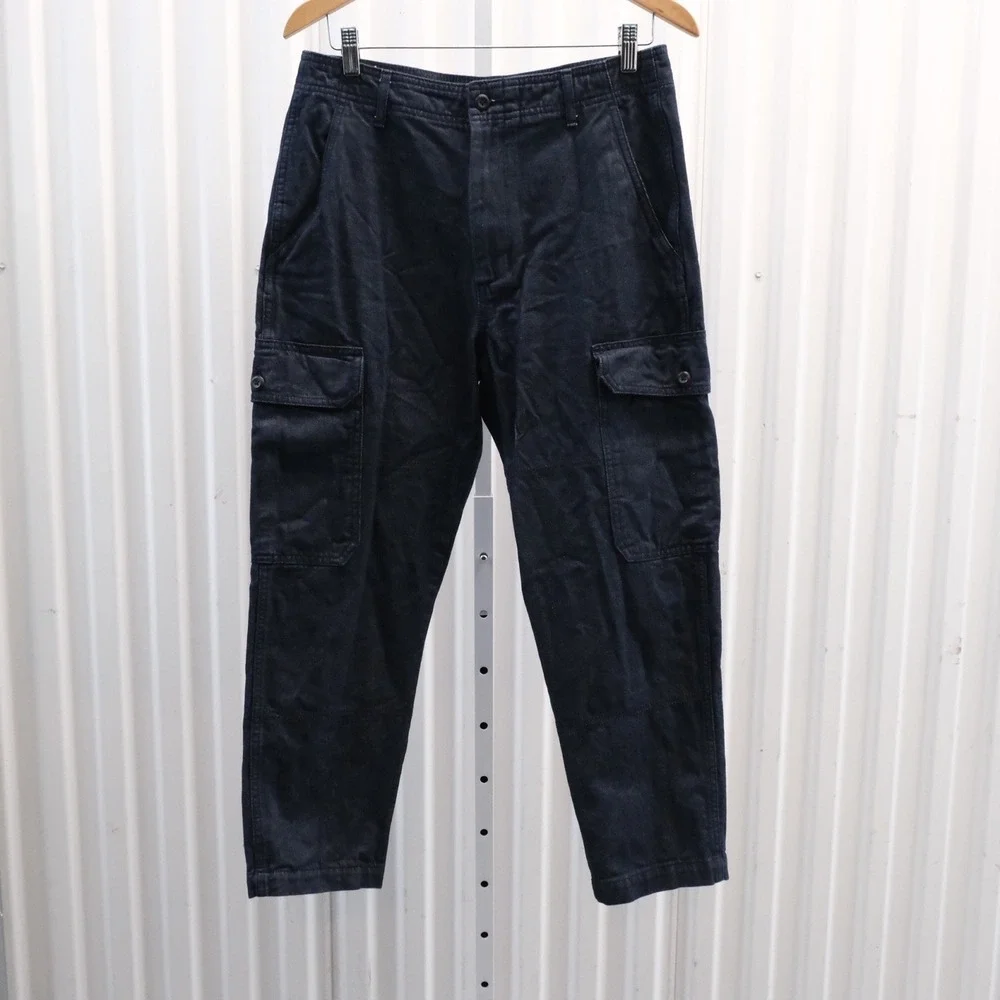 Banana Republic Cargo Pants Mens 32x30 Blue Twill Utility‎